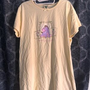 Disney vintage 90s Eeyore Yellow Loungewear